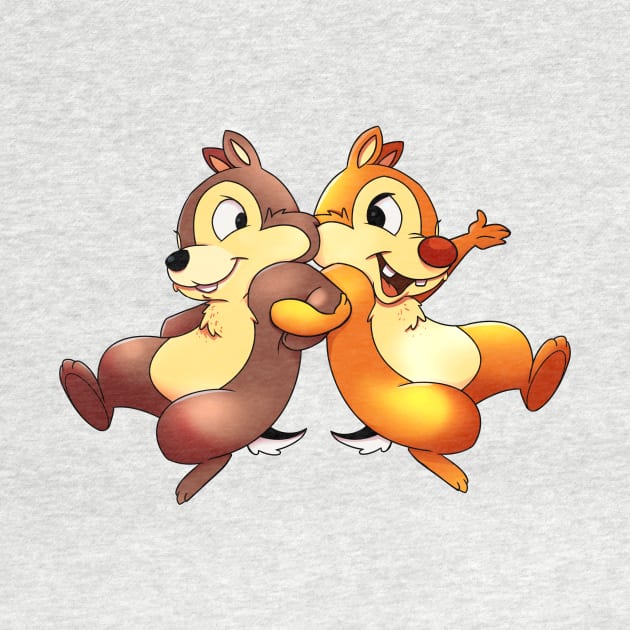 Chip and Dale by Mike Mincey